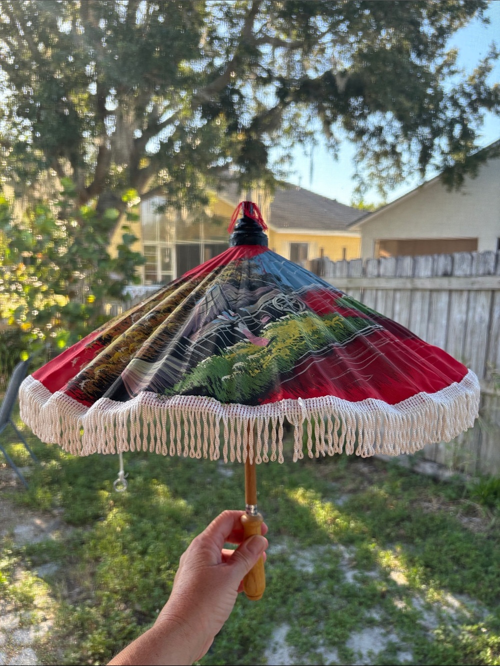 Handmade parasol